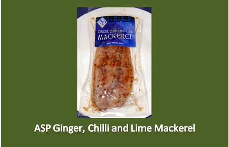 Ginger Chilli and Lime Mackerel Ginger Chilli and Lime Mackerel